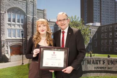 Hailey with Dr. Summerby-Murray