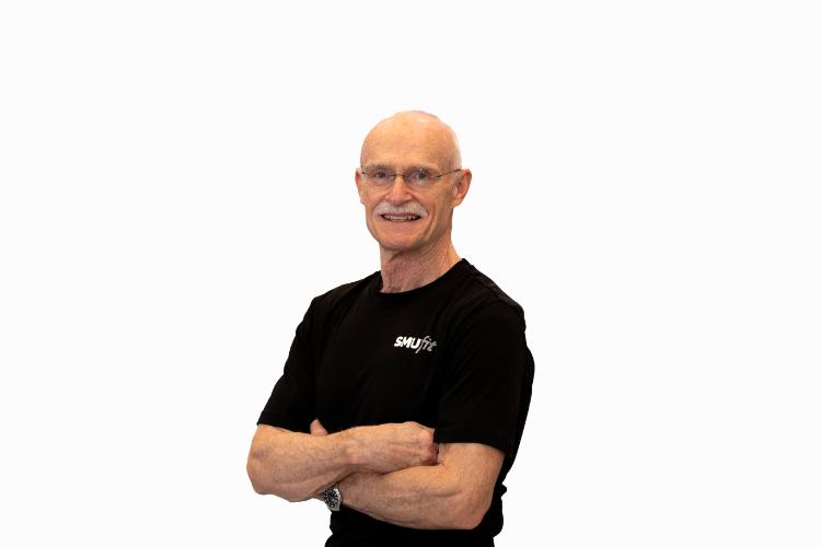 An older adult white male Personal Trainer